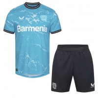 Camiseta Bayer Leverkusen Piero Hincapie #3 Tercera Equipación Replica 2023-24 para niños mangas cortas (+ Pantalones cortos)